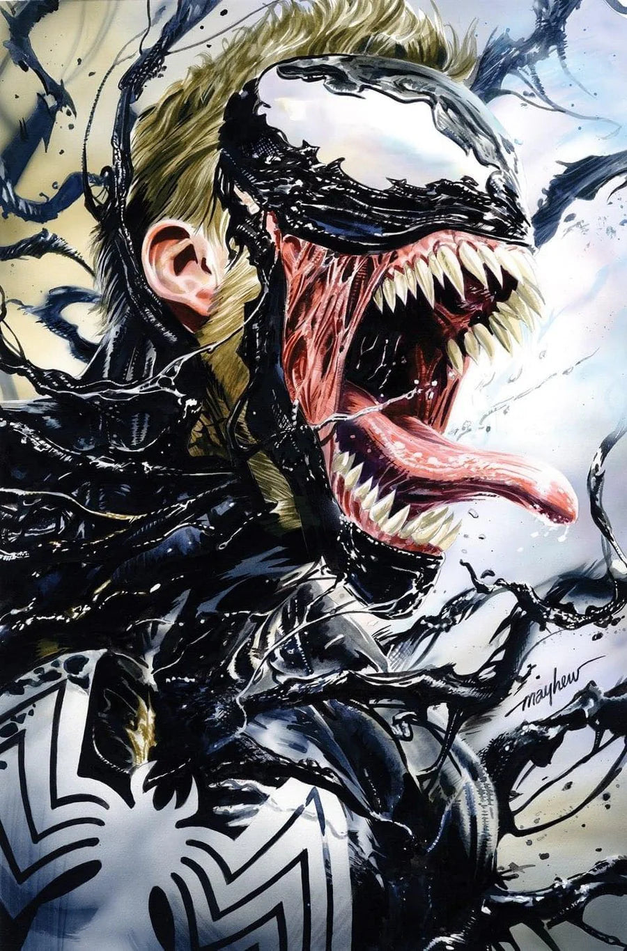 VENOM: SEPARATION ANXIETY #1 MIKE MAYHEW VIRGIN LTD 1000