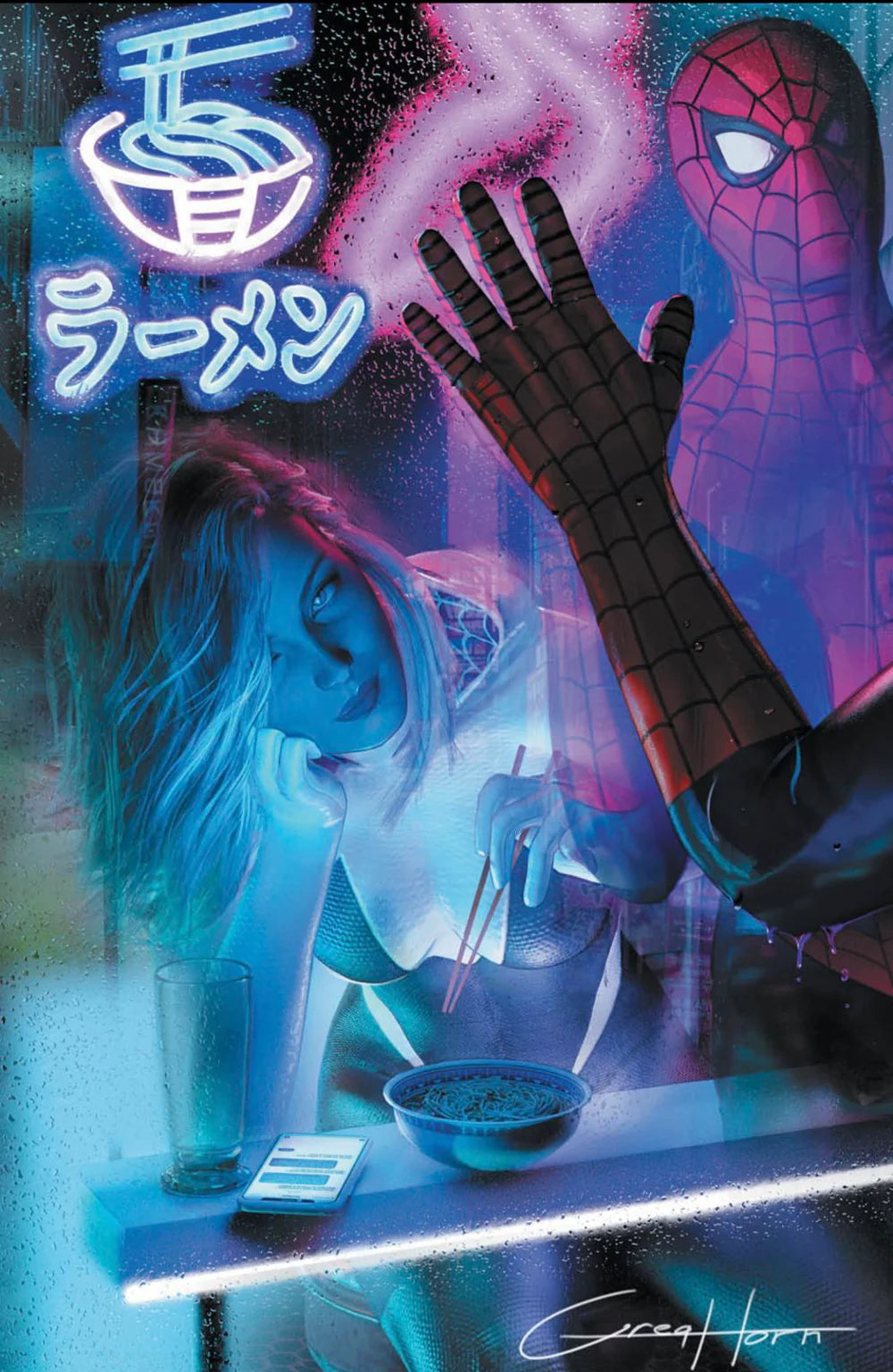 SPIDER-GWEN: THE GHOST-SPIDER #1 VIRGIN GREG HORN EXCLUSIVE